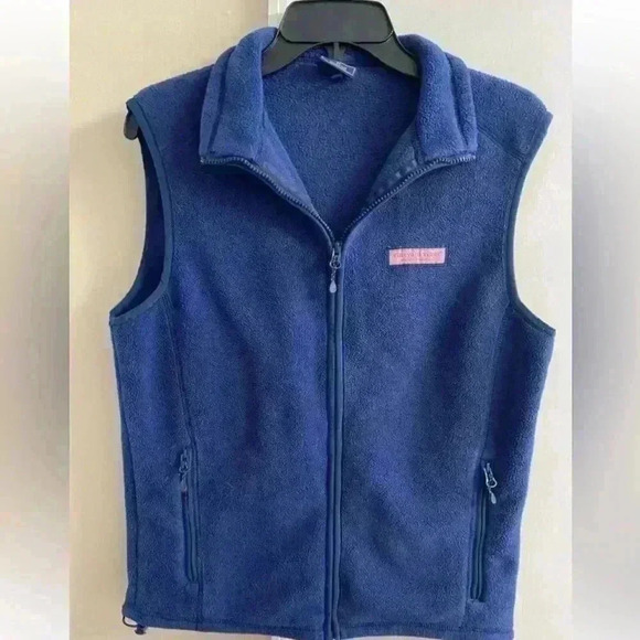 Vineyard Vines Jackets & Blazers - Vineyard‎ Vines Blue Fleece Zip Up Vest XS/S
